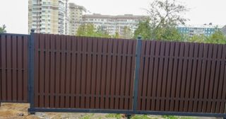 Купить распашные ворота из штакетника Каменск-Уральский, цена от 2716 руб.