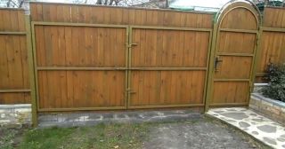 Купить распашные ворота деревянные Каменск-Уральский, цена от 2716 руб.